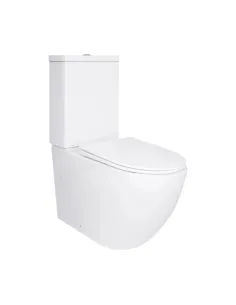 Унітаз компакт Q-Тap Jay Eco Ultra Quiet QTJAY27W48749 White, безободковий, сидіння Soft-close