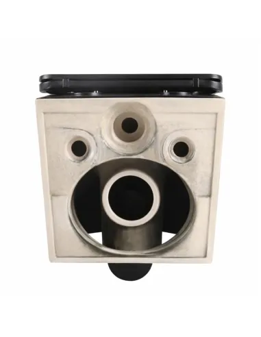 Унітаз Q-Tap Jay Ultra Quiet Matt Black, 485х360х320 мм, безободковий, підвісний