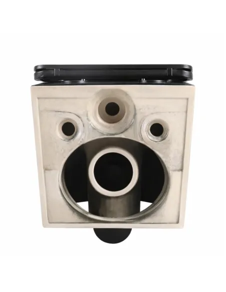 Унітаз Q-Tap Jay Ultra Quiet Matt Black, 485х360х320 мм, безободковий, підвісний