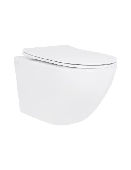 Унітаз Q-Tap Jay Rimless Quick Relase White, 485х360х320 мм, безободковий, підвісний