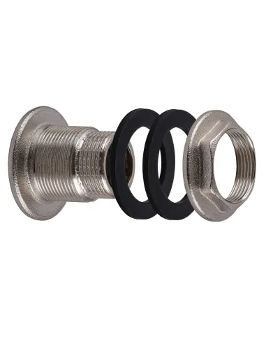 Врезка никеллировананяв бак Optimum NO305R 1 дюйм, усиленная