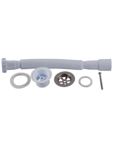 Гофросифон Optimum OPTI-14054 1 1/2 дюйма х 40/50 (400-840мм), удлиненный