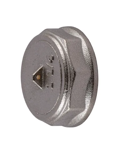 Заглушка Optimum NC601P 1 1/4 дюйма внутренняя резьба, никелевая, под пломбу