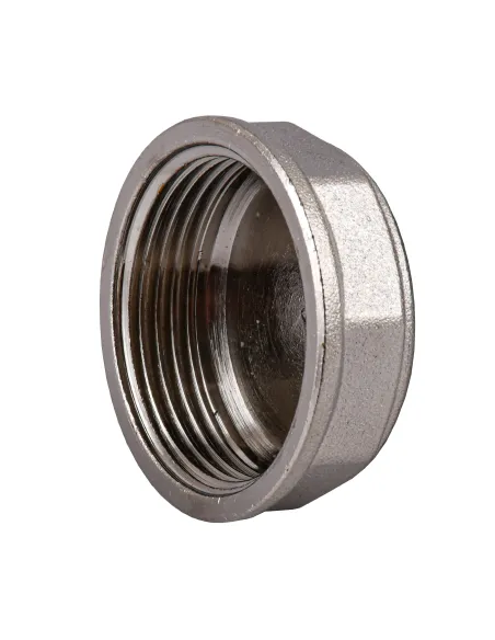 Заглушка Optimum NC601P 1 1/4 дюйма внутрішнє різьблення, нікелева, під пломбу