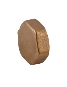 Заглушка Optimum LC501P 1 дюйм внутренняя резьба, латунная, под пломбу