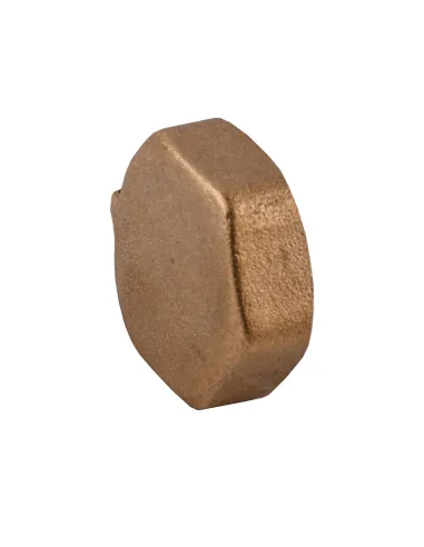 Заглушка Optimum LC501P 1 дюйм внутренняя резьба, латунная, под пломбу