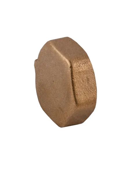 Заглушка Optimum LC501P 1 дюйм внутрішнє різьблення, латунна, під пломбу