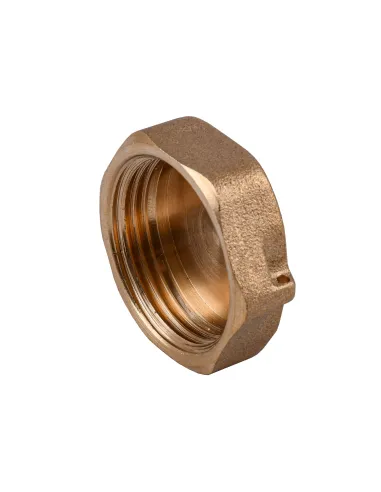 Заглушка Optimum LC501P 1 дюйм внутренняя резьба, латунная, под пломбу