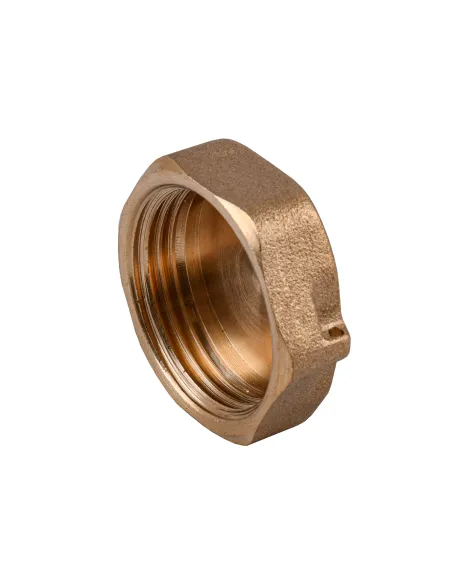 Заглушка Optimum LC501P 1 дюйм внутрішнє різьблення, латунна, під пломбу