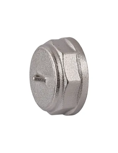 Заглушка Optimum NC501P 1 дюйм внутренняя резьба, никелевая, под пломбу