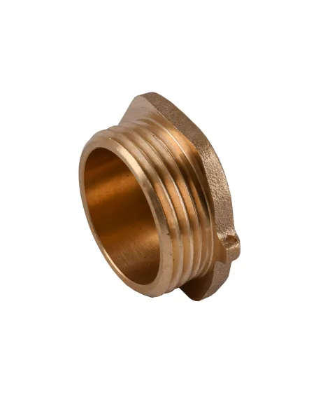 Заглушка Optimum LC502P 1 дюйм наружная резьба, латунная, под пломбу