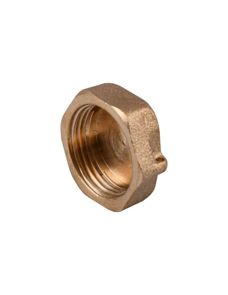 Заглушка Optimum LC401P 3/4 дюйма внутрішнє різьблення, латунна, під пломбу