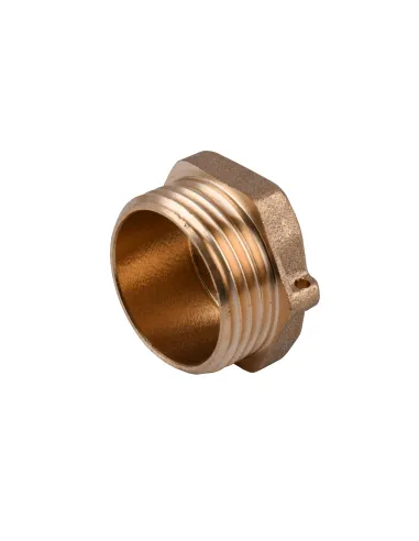 Заглушка Optimum LC402P 3/4 дюйма наружная резьба, латунная, под пломбу