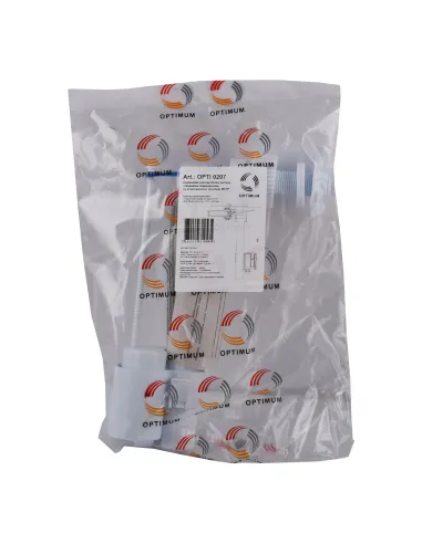 Клапан заповнення бачка унітазу Optimum OPTI 0207 з бічним підключенням та пластиковим різьбленням 1/2 дюйма