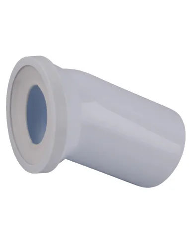 Колено для унитаза Optimum OPTI 21410/222, 22,5 градуса, диаметр 110 мм