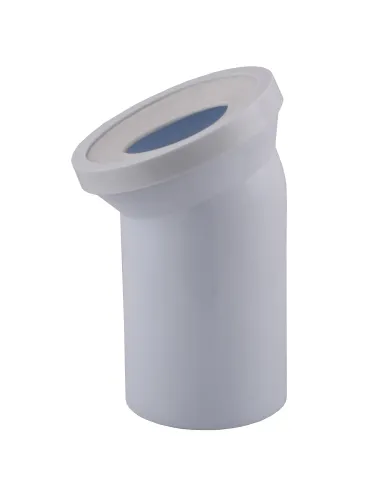 Коліно для унітазу Optimum OPTI 21410/222, 22,5 градуса, діаметр 110 мм