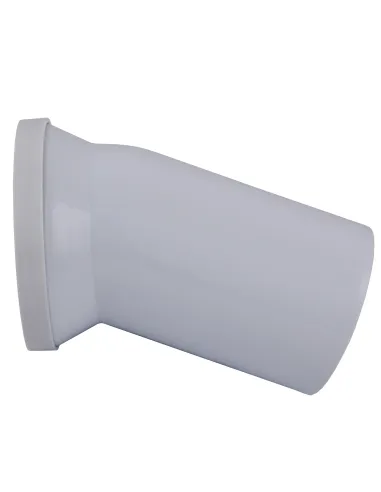 Коліно для унітазу Optimum OPTI 21410/222, 22,5 градуса, діаметр 110 мм