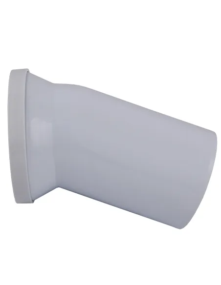 Колено для унитаза Optimum OPTI 21410/222, 22,5 градуса, диаметр 110 мм