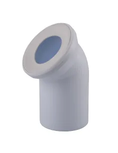 Колено для унитаза Optimum OPTI 31410/227, 45 градуса, диаметр 110 мм