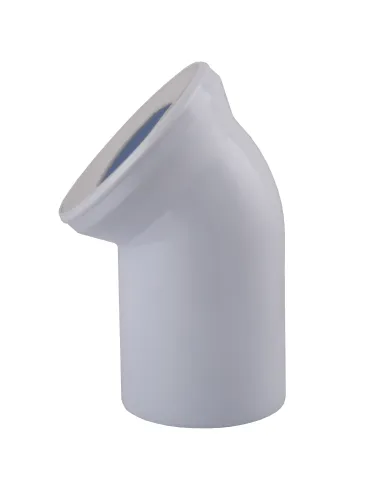 Коліно для унітазу Optimum OPTI 31410/227, 45 градусів, діаметр 110 мм