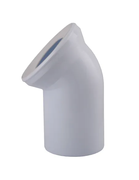 Коліно для унітазу Optimum OPTI 31410/227, 45 градусів, діаметр 110 мм