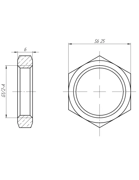 Контргайка латунная Optimum LG331L 1/2 дюйма