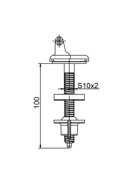 Крепление к крышке унитаза Optimum Damask OPTI 0607