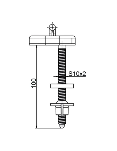 Крепление к крышке унитаза Optimum Liberty OPTI 1107