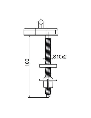 Крепление к крышке унитаза Optimum Pure OPTІ 0307