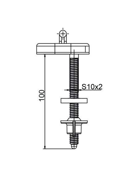 Кріплення до кришки унітазу Optimum Pure OPTІ 0307