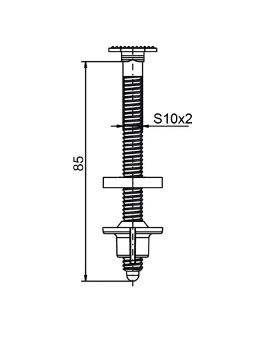 Кріплення до кришки унітазу Optimum Space OPTI 0807