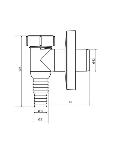 Минисифон для стиральной машини Optimum OPTI-10000