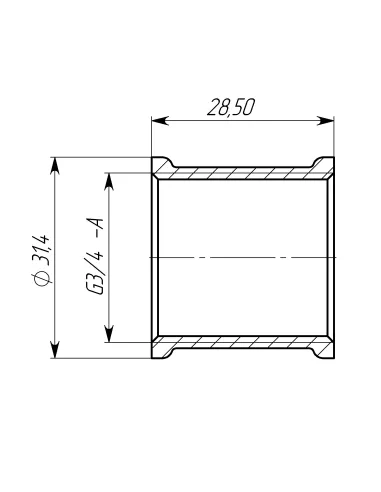 Муфта Optimum LM441S ВВ 3/4 дюйма латунная