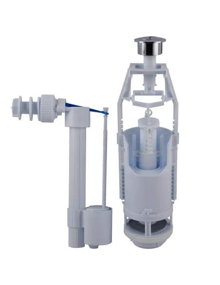 Комплект арматури для зливного бачка Optimum OPTI 1110 2 режими, бічний підвід 1/2 дюйми