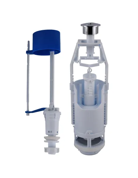 Комплект арматури для зливного бачка Optimum OPTI 0810 2 режими, нижнє підведення 1/2 дюйма