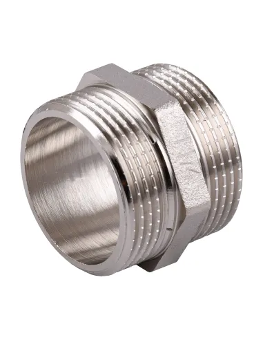 Ниппель Optimum NN662S 1 1/4 дюйма, ЗЗ, никелированный