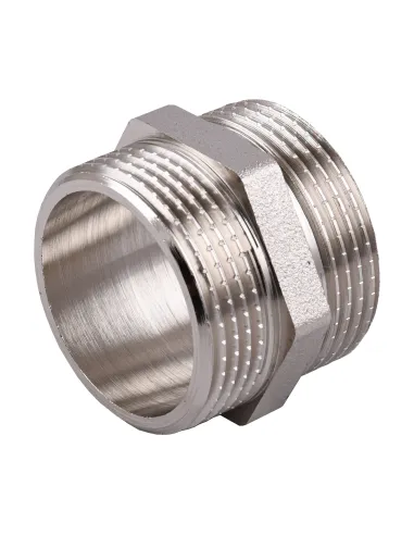 Ніпель Optimum NN662S 1 1/4 дюйми, ЗЗ, нікельований