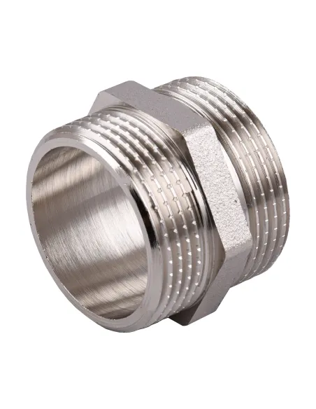 Ніпель Optimum NN662S 1 1/4 дюйми, ЗЗ, нікельований