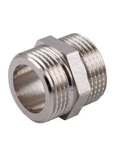 Ніпель Optimum NN552G 1 дюйм НР, ЗЗ, нікельований під прокладку