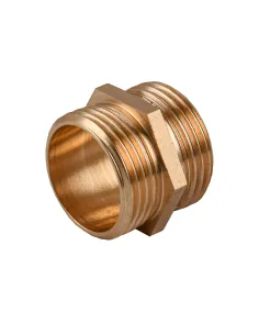 Ниппель Optimum LN552S 1 дюйм НР, латунный