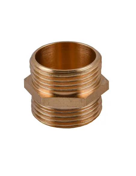 Ниппель Optimum LN552S 1 дюйм НР, латунный