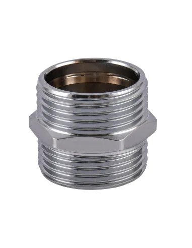 Ниппель Optimum SN552S 1 дюйм НР, нержавеющая сталь