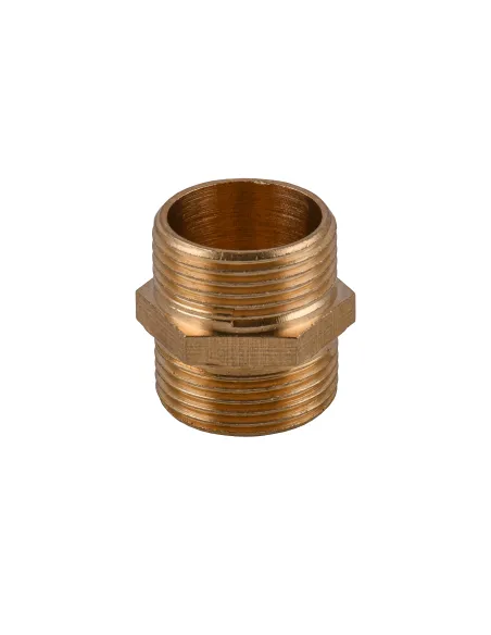 Ниппель Optimum LN442S 3/4 дюйма НР, латунный