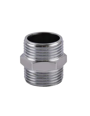 Ниппель Optimum SN442S 3/4 дюйма НР, нержавеющая сталь