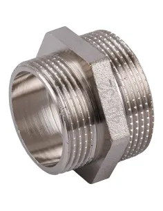 Ніпель редукційний Optimum NN762S 1 1/2 х 1 1/4 дюйми НР, нікельований