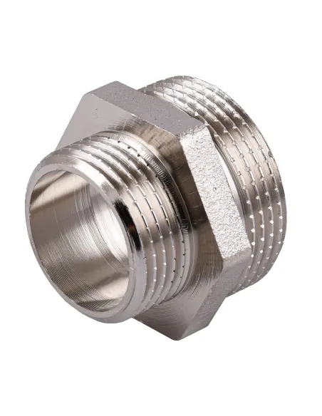 Ніпель редукційний Optimum NN652S 1 1/4 х 1 дюйми НР, нікельований