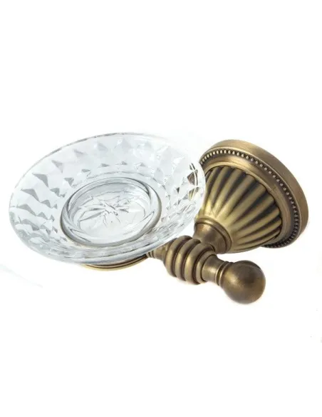 Мыльница Kugu Hestia antique 907A бронза, стекло - 1 Мыльница Kugu Hestia antique 907A бронза, стекло - 1