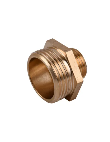 Ниппель редукционный Optimum LN532S 1 х 1/2 дюйма НР, латунный