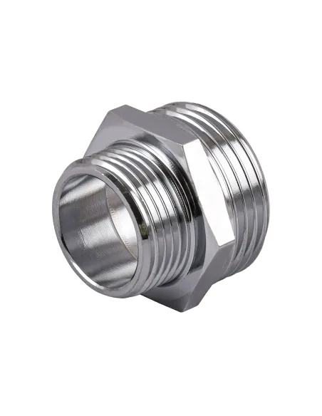 Ниппель редукционный Optimum SN542S 1 х 3/4 дюйма НР, нержавеющая сталь