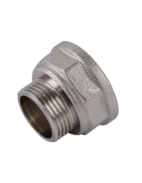 Перехідник редукційний Optimum NK543O 1 х 3/4 дюйми ВН, нікельований восьмигранний